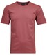 Ragman Softknit Uni Easy Care Round Neck Breast Pocket T-Shirt Coral