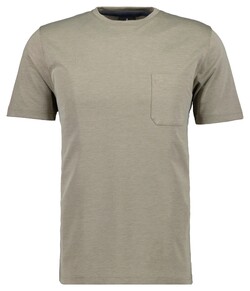 Ragman Softknit Uni Easy Care Round Neck Breast Pocket T-Shirt Kitt