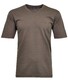 Ragman Softknit Uni Easy Care V-Neck T-Shirt Macchiato