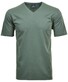 Ragman Softknit Uni Easy Care V-Neck T-Shirt Reed Green