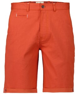 Ragman Solid Color Cotton Subtle Stretch Bermuda Bright Red
