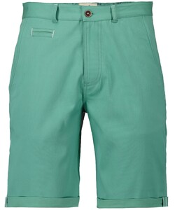 Ragman Solid Color Cotton Subtle Stretch Bermuda Green