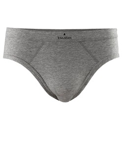 Ragman Sports Brief 2Pack Underwear Grey Melange