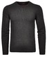 Ragman Supersoft Knit Pullover Knitted Elbow Patches Anthracite Grey