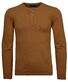 Ragman Supersoft Knit Pullover Knitted Elbow Patches Pumpkin
