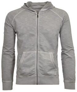 Ragman Sweat Hoodie Cotton Trui Grijsbeige
