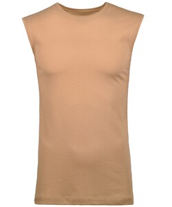 Ragman Tank Top Round Neck 2Pack Ondermode Pale Taupe