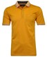 Ragman Uni Contrast Detail Mercerized Cotton Poloshirt Corn Yellow
