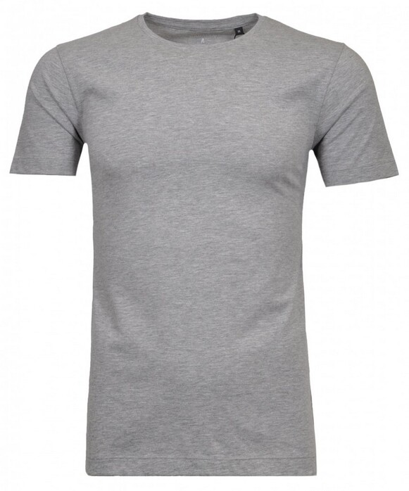 Ragman Uni Cotton Jersey Make My Day Shirt T-Shirt Grijs Melange