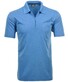 Ragman Uni Easy Care Zipper Poloshirt Pima Cotton Mix Aqua
