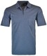 Ragman Uni Easy Care Zipper Poloshirt Pima Cotton Mix Dark Azure