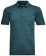 Ragman Uni Easy Care Zipper Poloshirt Pima Cotton Mix Dark Bluegreen