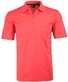 Ragman Uni Easy Care Zipper Poloshirt Pima Cotton Mix Strawberry Melange