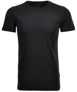 Ragman Uni Round Neck Bodyfit Single Jersey 2Pack T-Shirt Black