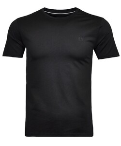 Ragman Uni Round Neck Keep Dry Finish T-Shirt Black