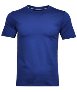 Ragman Uni Round Neck Keep Dry Finish T-Shirt Ink Blue