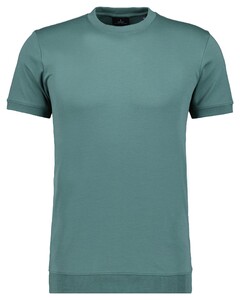 Ragman Uni Round Neck Pima Cotton with Cuffs T-Shirt Groen