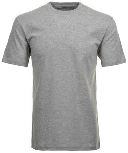 Ragman Uni Round Neck Single Jersey 2Pack T-Shirt Grijs Melange