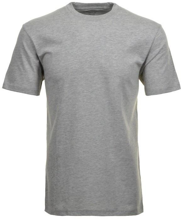 Ragman Uni Round Neck Single Jersey 2Pack T-Shirt Grijs Melange