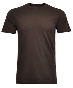 Ragman Uni Round Neck Single Jersey T-Shirt Bruin
