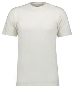 Ragman Uni Round Neck Single Jersey T-Shirt Ecru