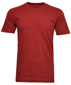 Ragman Uni Round Neck Single Jersey T-Shirt Wine Red