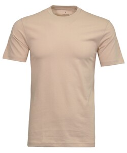 Ragman Uni Round Neck Single Jersey T-Shirt Zand