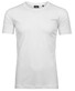 Ragman Uni Solid Round Neck Pima Cotton T-Shirt White