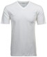 Ragman Uni V-Neck Single Jersey 2Pack T-Shirt White
