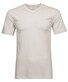 Ragman Uni V-Neck Single Jersey T-Shirt Ecru