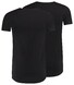 RJ Bodywear 2Pack Everyday Den Bosch V-Hals T-Shirt Underwear Black