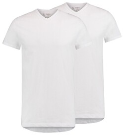 RJ Bodywear 2Pack Everyday Gouda V-Hals T-Shirt Ondermode Wit