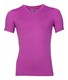 RJ Bodywear Pure Color V-hals T-Shirt Ondermode Donker Roze