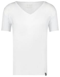 RJ Bodywear Sweatproof Copenhagen Deep V-Neck T-Shirt Underwear White