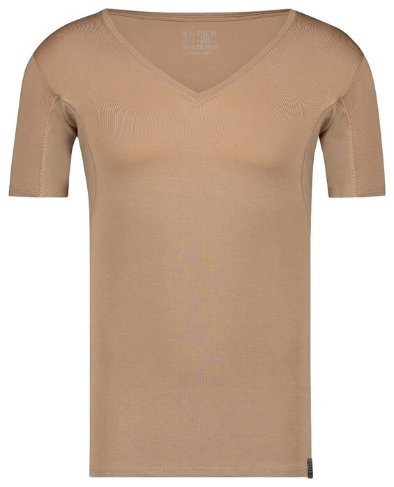 RJ Bodywear Sweatproof Copenhagen Diepe V-Hals T-Shirt Ondermode Zand
