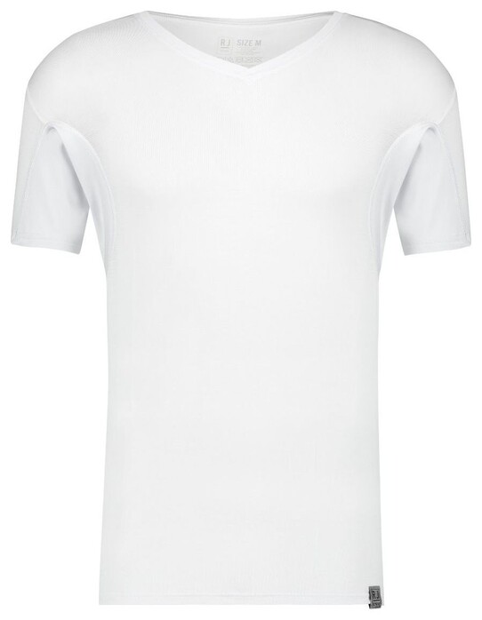 RJ Bodywear Sweatproof Stockholm V-Neck T-Shirt Underwear White