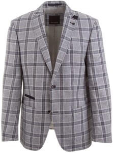 Roy Robson Contrast Check Jacket Mid Blue