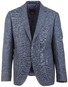 Roy Robson Faux Check Structure Jacket Mid Blue