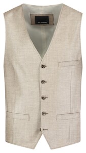 Roy Robson Faux Uni Wool Blend Tonal Buttons Gilet Licht Beige