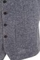 Roy Robson Fine Melange Check Waistcoat Blue