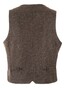 Roy Robson Fine Melange Check Waistcoat Brown