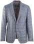 Roy Robson Fine-Structure Check Jacket Mid Blue