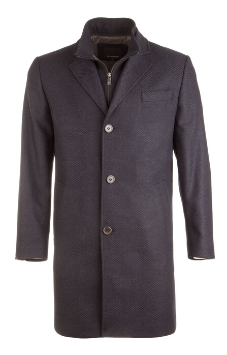 Roy Robson Fine Structured Fashion Coat Navy