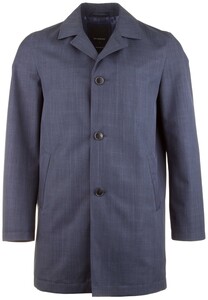 Roy Robson Formal Denim Look Coat Coat Mid Blue