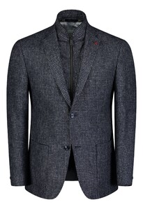 Roy Robson Hybrid Piet-de-Poule Jacket Dark Evening Blue
