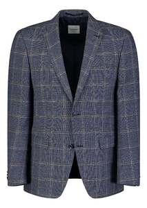 Roy Robson Leisure Mix Check Colbert Blauw