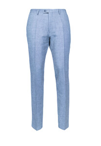 Roy Robson Linen Summer Slim Fit Pants Light Blue