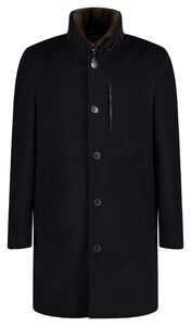 Roy Robson Luxury Coat Button Zip Closure Jack Navy