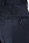 Roy Robson Micro Dot Flat Front Wool Pantalon Navy