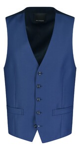 Roy Robson Natural Stretch Premium Fine Twill Gilet Blauw